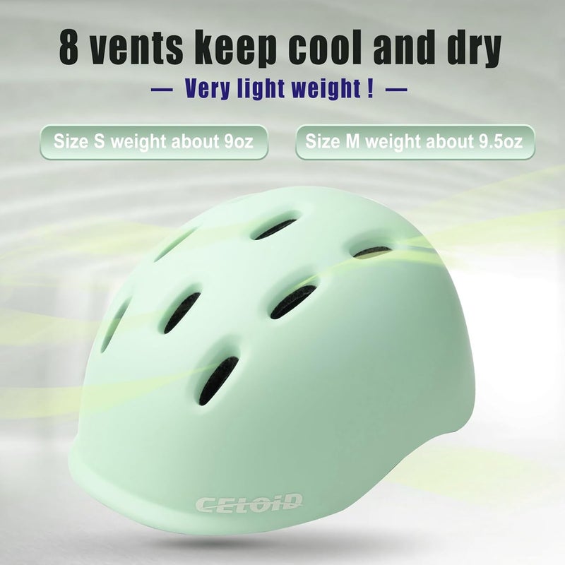 CELOID Kids Bike Helmet,Toddler Cyling Helmets for Ages 5-8-9-10-12-14-16Years Youth Boys & Girls,Child Adjustable Multi-Sport Bicycle Skateboard Roller Skate Scooter Balance Skateboarding Helmet - Image 3